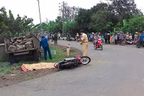 Bị máy cày cán qua người, một người tử vong
