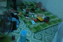 Dãy trọ 8 phòng, 7 phòng bị trộm khoắng sạch