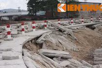 Soi công trình hoành tráng 345 tỷ đồng nứt toác sau...1 trận mưa