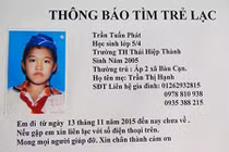 Bé trai 10 tuổi mất tích sau khi đến trường đánh cờ