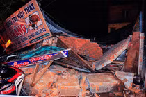 Nhà dân bị sập sau mưa lớn ở Đồng Nai