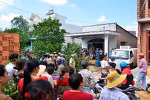 Sập bê tông công trình xây dựng nhà ở, 2 người thương vong