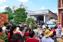 Sập bê tông công trình xây dựng nhà ở, 2 người thương vong