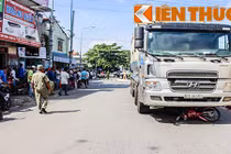 Bị xe ben cán qua người, đôi nam nữ chết thảm