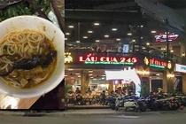 Chuột chết trong nồi lẩu cua ở nhà hàng Lẩu cua 245 SG