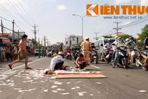 Qua đường đón mẹ đi khám bệnh, bị xe tải tông chết thảm