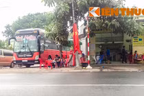 Bình Dương: Nhà xe Huệ Nghĩa ngang nhiên lập bến “cóc” trái phép 