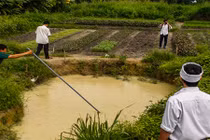 Thi thể 3 trẻ em dưới hố nước sâu ở Đồng Nai