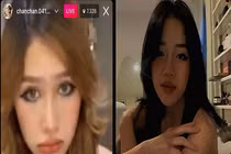 Xoài Non đọ sắc cùng Linh Ngọc Đàm khi make-up theo trend