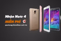 Kết quả bốc thăm may mắn Samsung Galaxy Note 4