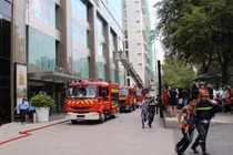 Diễn tập PCCC tại Vincom Center Đồng Khởi 