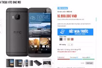 HTC One M9 cho đặt trước tại VN, giá 17 triệu đồng