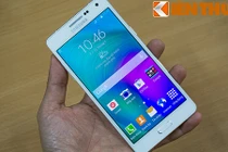 Mở hộp điện thoại nhôm nguyên khối Samsung Galaxy A5