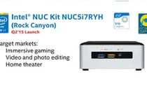 Intel ra mắt máy tính mini dùng chip Core i7