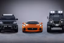Jaguar C-X75 và Range Rover Sport cùng xuất hiện trong phim 007