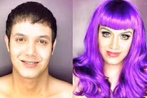 Mỹ nam "biến hóa" thành sao nữ Hollywood nhờ make up