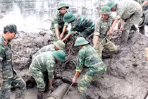 Phát hiện quả bom nặng 120 kg ở Hà Tĩnh