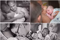 Khoảnh khắc rơi lệ của cặp đôi đồng tính sinh con