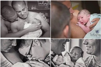 Khoảnh khắc rơi lệ của cặp đôi đồng tính sinh con