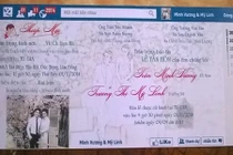 5 thiệp cưới khiến người xem đứng hình nhất 2014