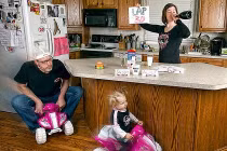 Hài hước, cảm động ảnh ngày thường bố và con gái 