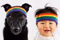 Đáng yêu đồ đôi dành cho bé và cún con 