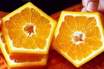 Độc đáo cam ngũ giác giá siêu đắt 