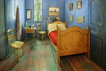 Căn phòng tuyệt đẹp tái hiện từ tranh của danh họa Van Gogh