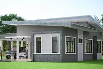 10 mẫu nhà ống 1 tầng 2 phòng ngủ đẹp nhất 2018