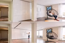 Bức tường di động - Giải pháp hoàn hảo cho ngôi nhà hẹp