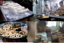 Xem quy trình chế biến quẩy cực bẩn