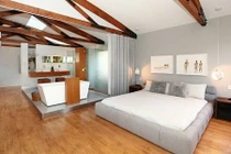 Cách thiết kế phòng tắm trong phòng ngủ đẹp "quên sầu"