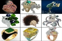 Đồng hồ, nhẫn, vòng cổ kim cương hình con vật siêu đắt