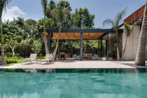 Ngắm ngôi nhà đẹp hơn resort, ngập tràn cây xanh và nắng