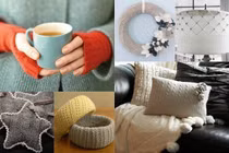 Mùa đông ấm áp với cách trang trí nhà cửa bằng len