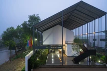 Hình ảnh nhà mái đôi, thiết kế cực lạ ở Nghệ An 