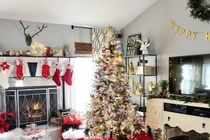 10 ý tưởng trang trí phòng khách đa dạng cho mùa giáng sinh