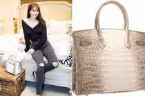 Cận cảnh túi Hermes Birkin đắt đỏ bị nghi hàng nhái của Ngọc Trinh 