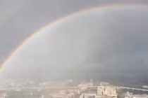 Quay được cảnh cầu vồng hình tròn cực hiếm thấy