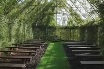 Ngắm thánh đường dựng từ cây cỏ đẹp ngỡ ngàng