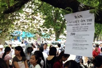 Đua nhau kiếm tiền từ cuộc thi vào Cục Thuế Hà Nội