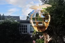 Ngắm trụ sở làm việc chính treo trên cây độc đáo của Apple