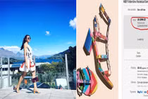 Zoom sát giày Valentino giá khủng của mỹ nhân Việt 