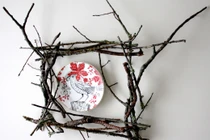 Muôn kiểu trang trí nhà cửa ấn tượng với cành cây khô