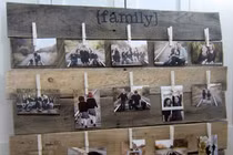 Cách trang trí khung ảnh gia đình chào năm mới