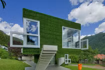 Căn nhà ấn tượng phủ kín cỏ xanh ở Áo