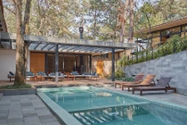 Nhà một tầng có giếng trời ai nhìn cũng thích mê