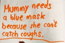 Cảm động các con vẽ tranh kể chuyện mẹ ung thư