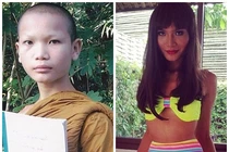 Lộ ảnh sư nam trước chuyển giới thành mẫu xinh đẹp