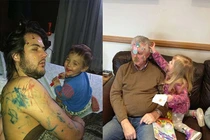 Cười đau ruột ảnh trẻ em nghịch phá tan hoang cửa nhà